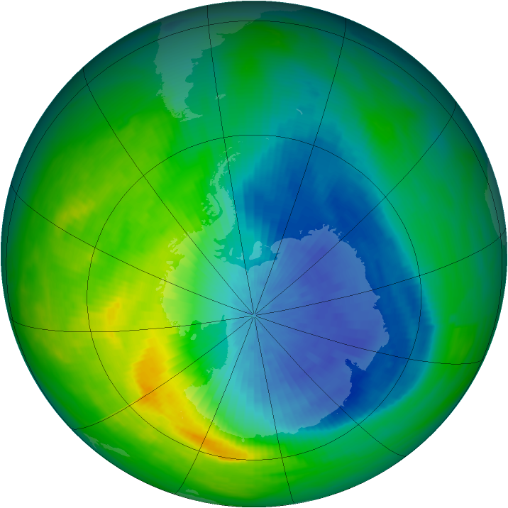 Ozone Map 1982-10-13